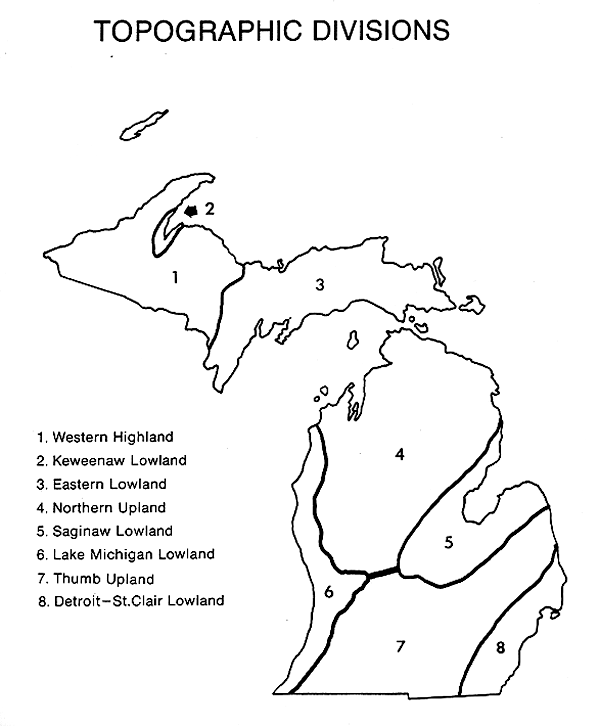 central lowland map