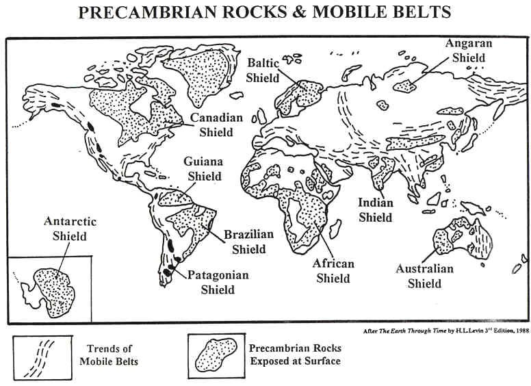 precambrian rocks and mobile belts.JPG (110463 bytes)