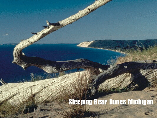 Sleeping Bear dune, present