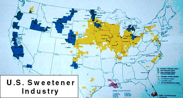 Sugarbeets- U.S. map