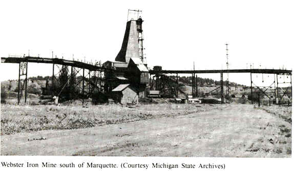 webster iron mine south of marquette.JPG (47784 bytes)
