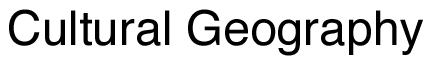 Cultural Geography header